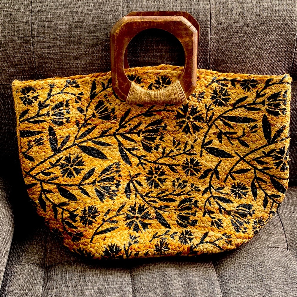 SALE ANTIK KRAFT Beach bag, Jute material, big size